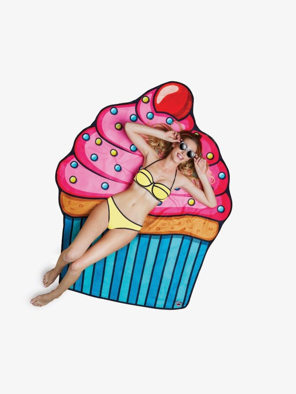 Big Mouth Inc. Giant Cupcake Beach Blanket-NWT